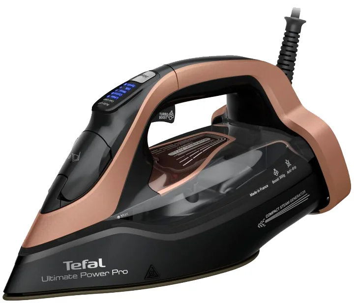 Праска Tefal з парою 3200 Вт Durilium Airglide 32х15,5 см Чорна бронзова