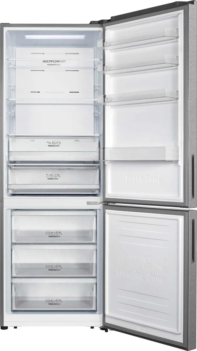 Холодильник Gorenje з морозильником 200 см А++ 347 л для зберігання продуктів з інверторним компресором