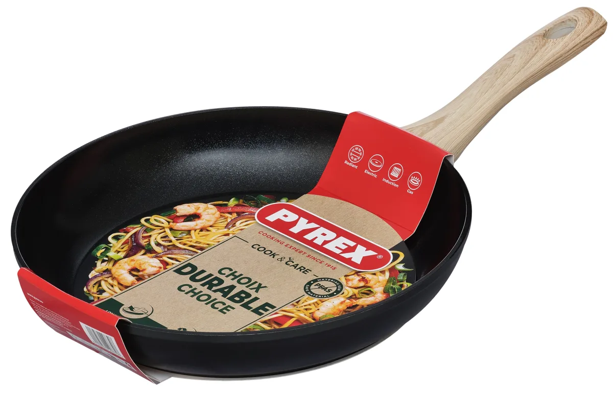 Сковорода Pyrex алюмінієва 28 см класична з антипригарним покриттям