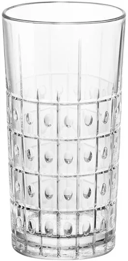Набір високих склянок Bormioli Rocco Bartender Este Cooler, 490 мл, висота 158 мм, 6 штук, прозоре скло.