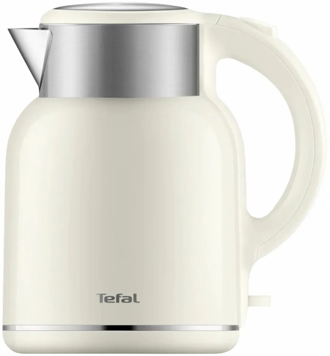 Электрический чайник Tefal Thermo Protect XL, 19л, пластиковый корпус, нержавеющая сталь, кремовый