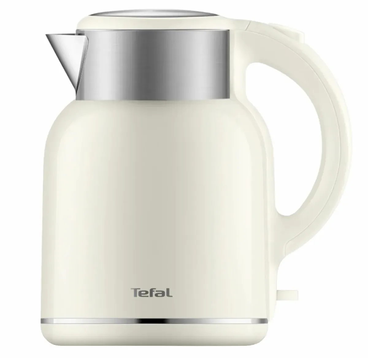 Електричний чайник Tefal Thermo Protect XL, 1.9л, пластиковий корпус, нержавіюча сталь, кремовий.