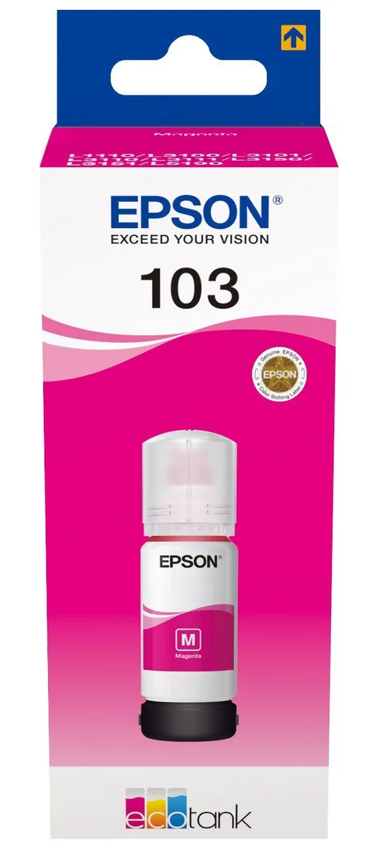Контейнер чорнила Epson 103 Magenta для EcoTank