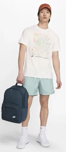Рюкзак NIKE 100% полiестер 43x30x15 см темно-зелений 23L унісекс