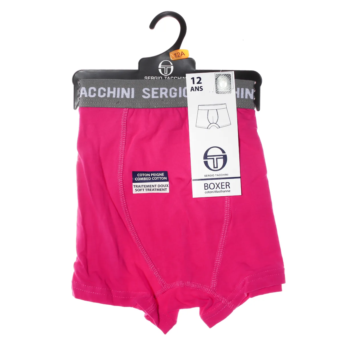 Труси-боксери Sergio Tacchini 95% хлопок 128 см червоний