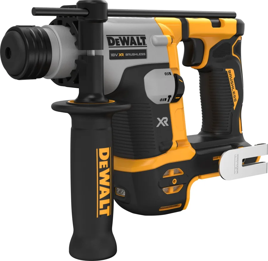 Акумуляторний перфоратор DeWalt SDS PLUS 18В XR 1.4Дж, 0-1060 об/хв, 0-4980 ударів/хв, 2 режими, 1.8 кг, без батареї та зарядного