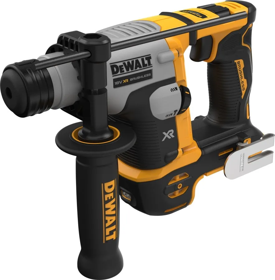 Акумуляторний перфоратор DeWalt SDS PLUS 18В XR 1.4Дж, 0-1060 об/хв, 0-4980 ударів/хв, 2 режими, 1.8 кг, без батареї та зарядного