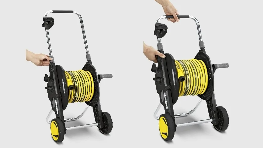 Катушка для шланга Karcher "HT 4500", складная, с регулируемой высотой ручки, длина шланга: 50 м (1/2" и 5/8")