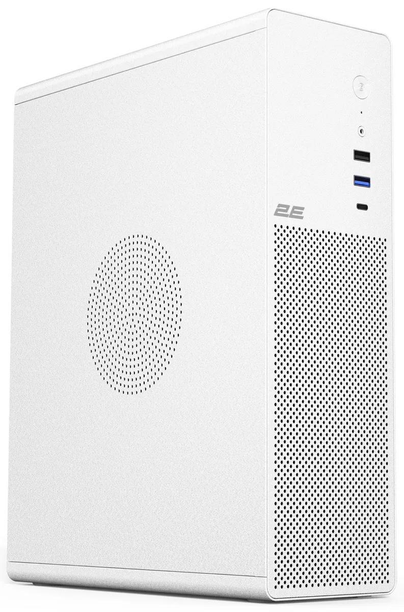 Корпус 2E Credo Slim V90W-400 з БЖ 2E TFX400, 1xUSB3.0, 1х USB 2.0, 1xUSB Type-C, 2x90мм, VGA 220мм, mATX, білий