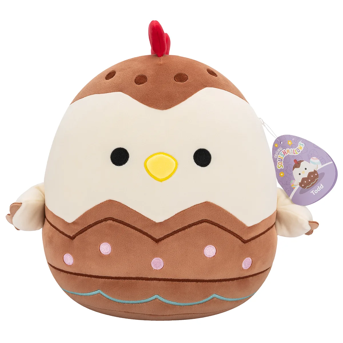 М'яка іграшка Squishmallows Поліестер 30 см Півник Тод