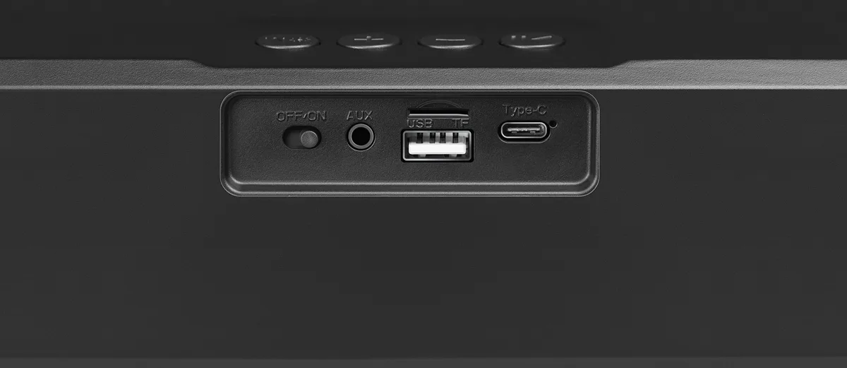 Акустика Defender 2 канали 16 Вт Bluetooth 5.3 Чорна 65х65х370 мм