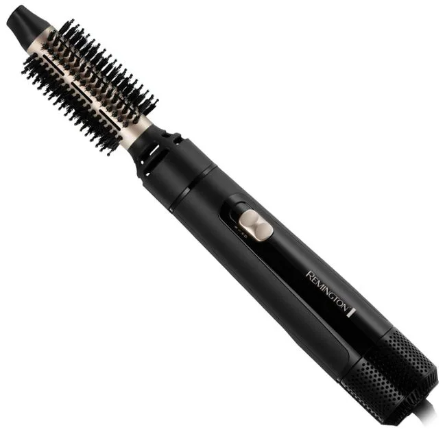 Фен-щітка Remington для укладки та сушки, 800Вт, 2 швидкості, іонізаційна технологія, холодний обдув, керамічне покриття, чорний.