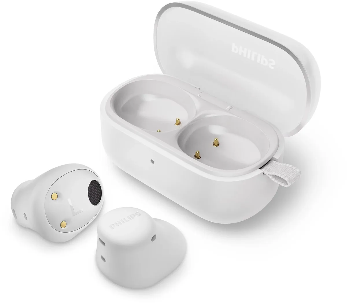 Наушники TWS Philips TAT2149 BT 5.4, IPX4, SBC, Сенсорное управление, Микрофон, Белый