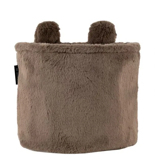 Кошик для зберігання плюшевий Sweet Bear 30х25 см для іграшок та речей дитячий кошик для зберігання