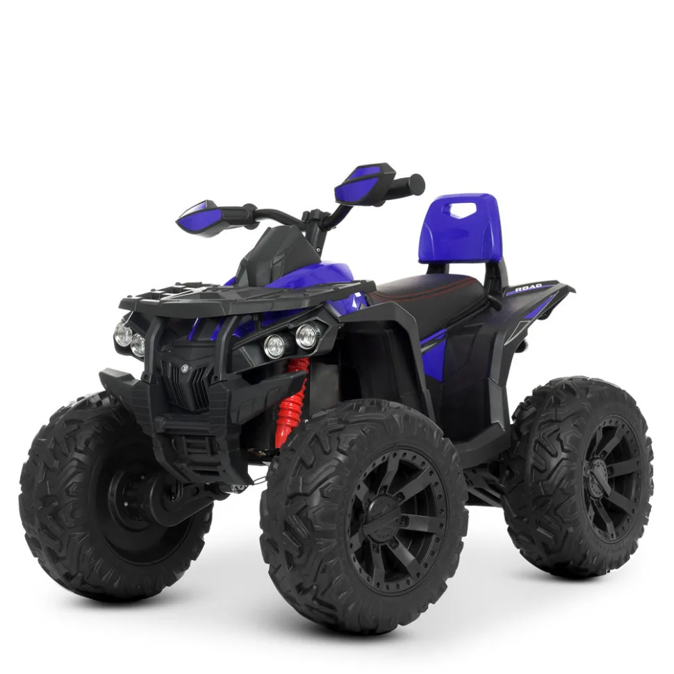 Дитячий електроквадроцикл Bambi Racer шкіра 103х70х71 см коричневий до 30 кг