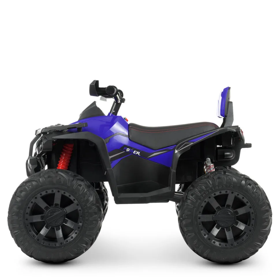 Дитячий електроквадроцикл Bambi Racer шкіра 103х70х71 см коричневий до 30 кг