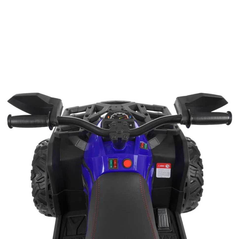Дитячий електроквадроцикл Bambi Racer шкіра 103х70х71 см коричневий до 30 кг