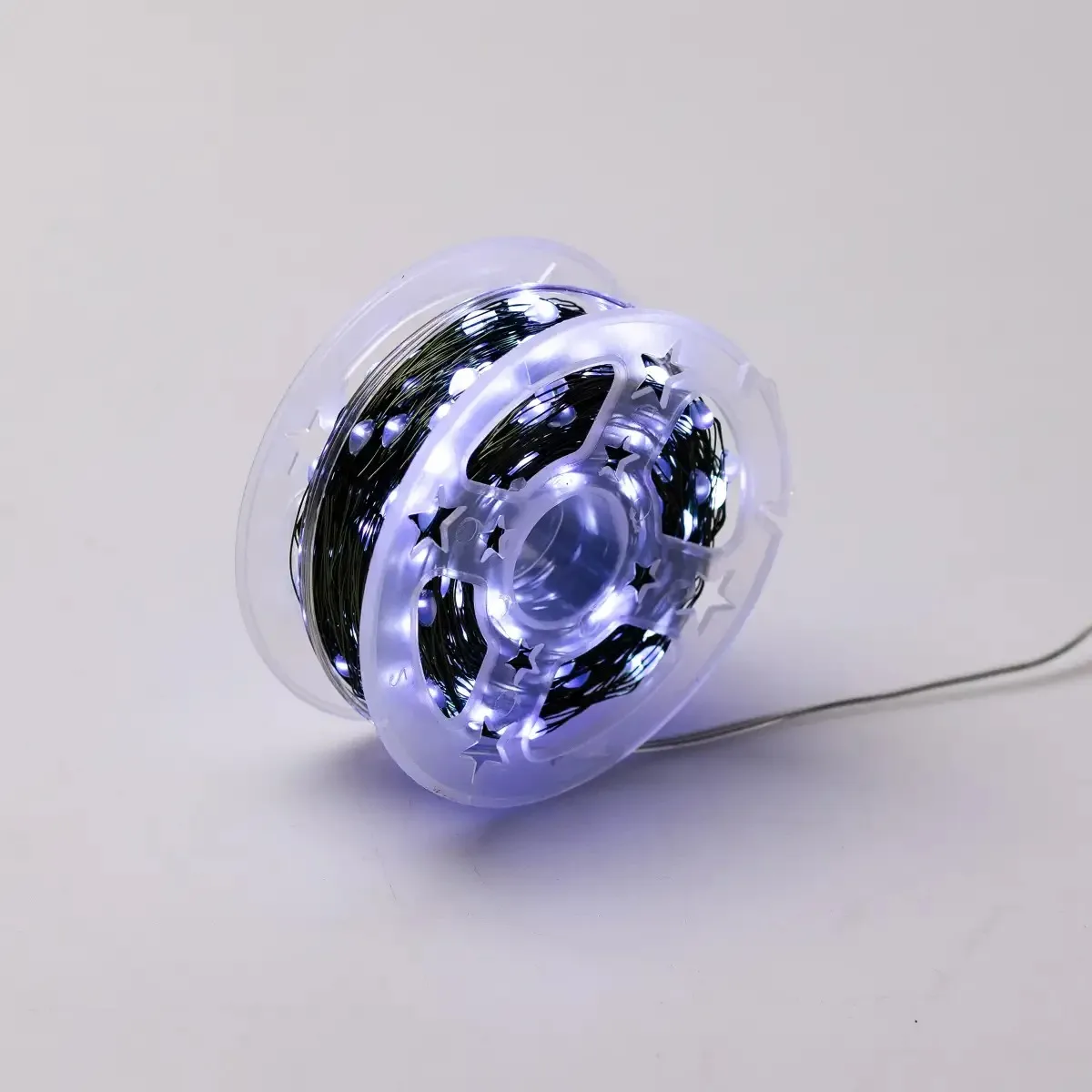 Гірлянда світлодіодна 50 м 500 led біла крапля зелений дріт на пульті
