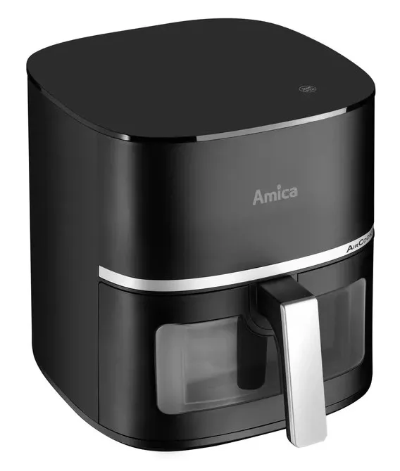 Мультикухня Amica 1600Вт, 5.2л чаша, сенсорне управління, 10 автоматичних програм, пластиковий корпус, чорний.