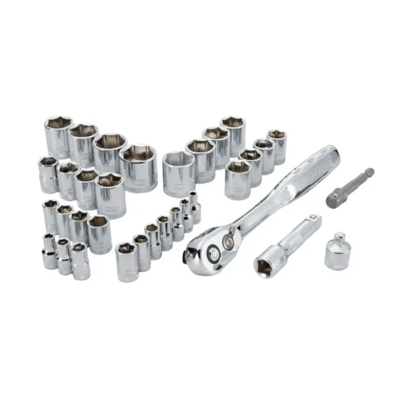 Набір головок DeWALT, 1/4", 3/8" кейс, 34шт