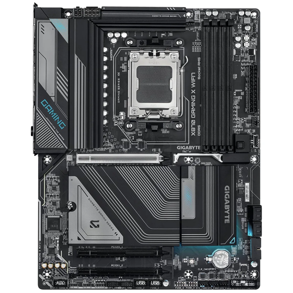 Материнська плата GIGABYTE X870 GAMING X WIFI7 sAM5 X870 4xDDR5 M.2 HDMI Type-C Wi-Fi BT ATX