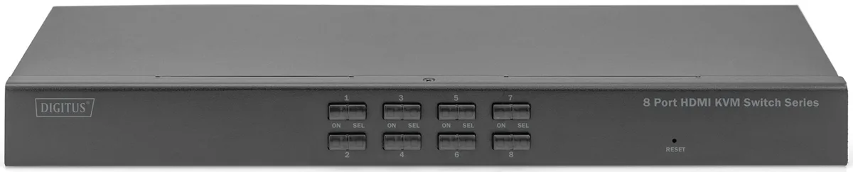 Комутатор DIGITUS 19' HDMI KVM, 8 Port, 4K