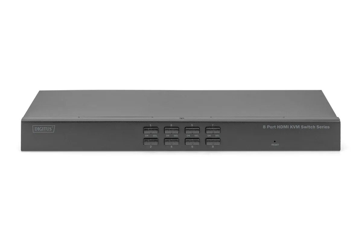 Комутатор DIGITUS 19' HDMI KVM, 8 Port, 4K