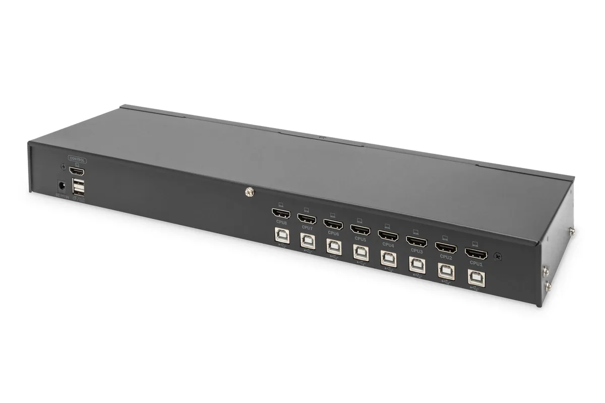 Комутатор DIGITUS 19' HDMI KVM, 8 Port, 4K