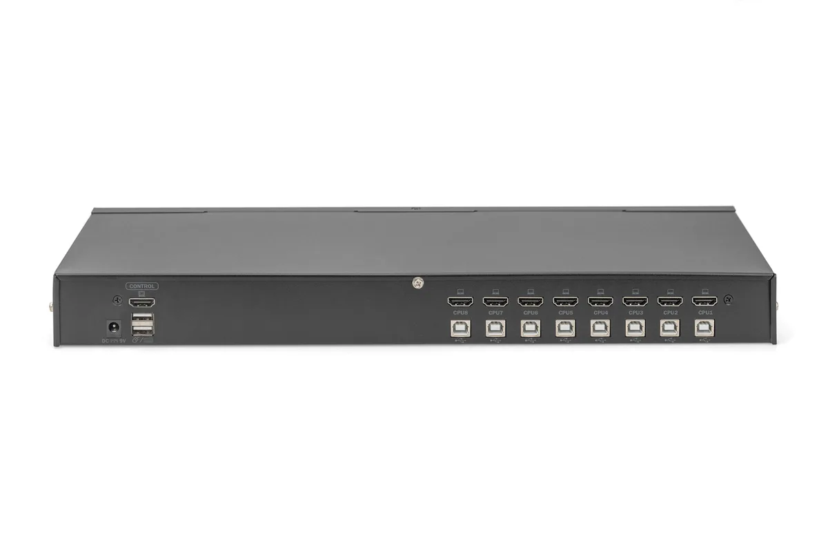 Комутатор DIGITUS 19' HDMI KVM, 8 Port, 4K