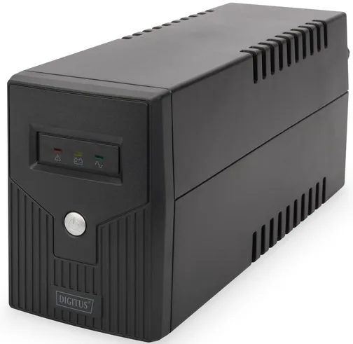 Джерело безперебійного живлення DIGITUS 600VA/360W, LED, RJ11, USB, 2xSchuko