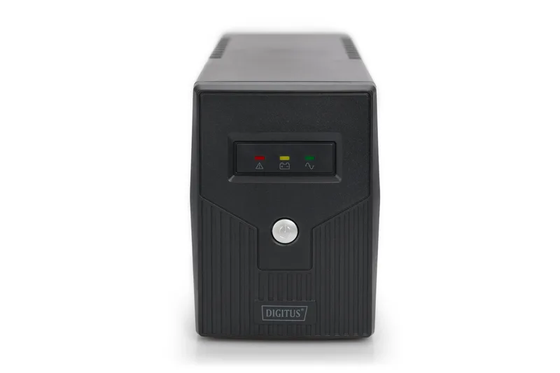 Источник бесперебойного питания DIGITUS 600VA/360W, LED, RJ11, USB, 2xSchuko