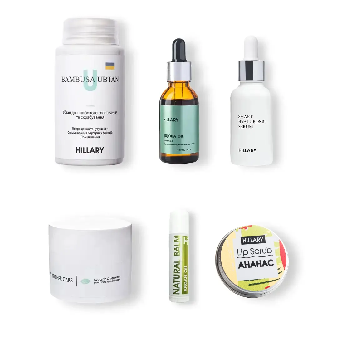 Набір для догляду за сухою шкірою обличчя навесні Hillary Spring Dry Skin Care