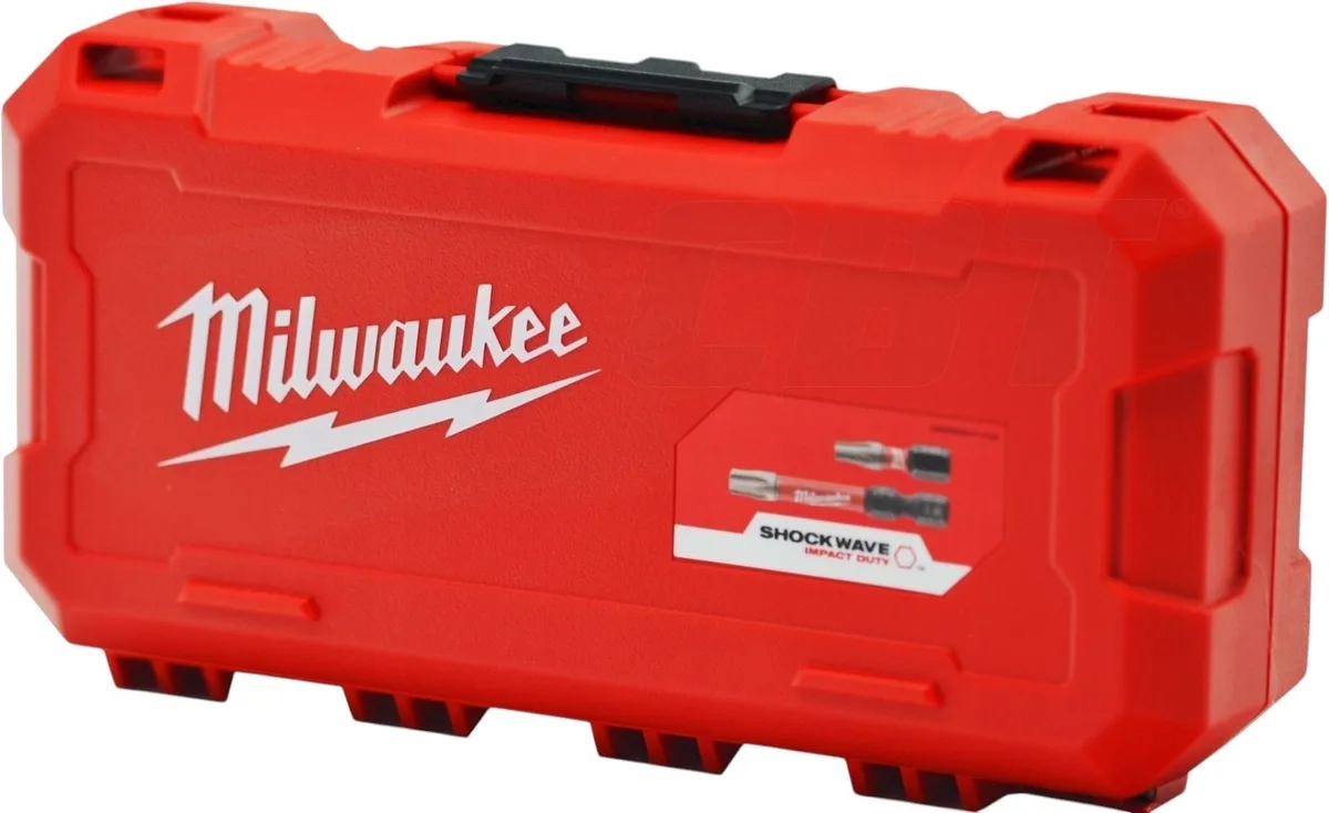 Набір біту Milwaukee Shockwave, сталь, 75 одиниць у кейсі.