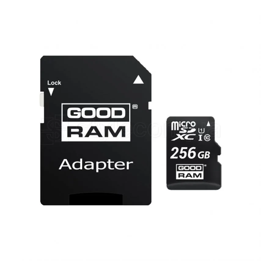 Карта пам'яті Goodram MicroSDXC 256Гб Class 10 UHS-I з адаптером