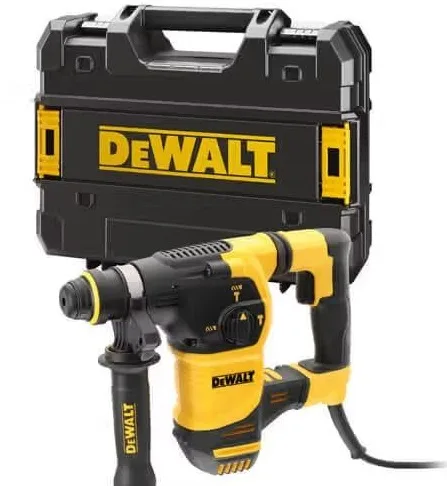 Перфоратор DeWALT SDS-Plus 950Вт, 3.5Дж, 0-5200уд/хв, 0-1150об/хв, 3 режими, у кейсі, 3.7кг