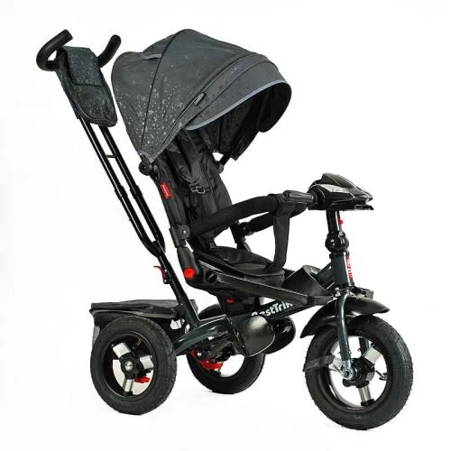 Велосипед-коляска Best Trike с поворотным сиденьем и родительским контролем для детей с музыкальной панелью.