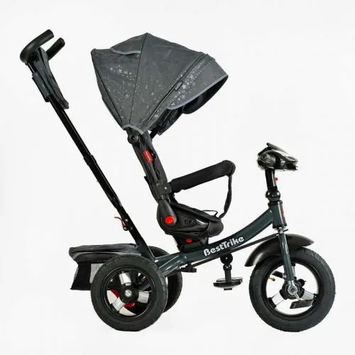 Велосипед-коляска Best Trike з поворотним сидінням та батьківським контролем для дітей із музичною панеллю.