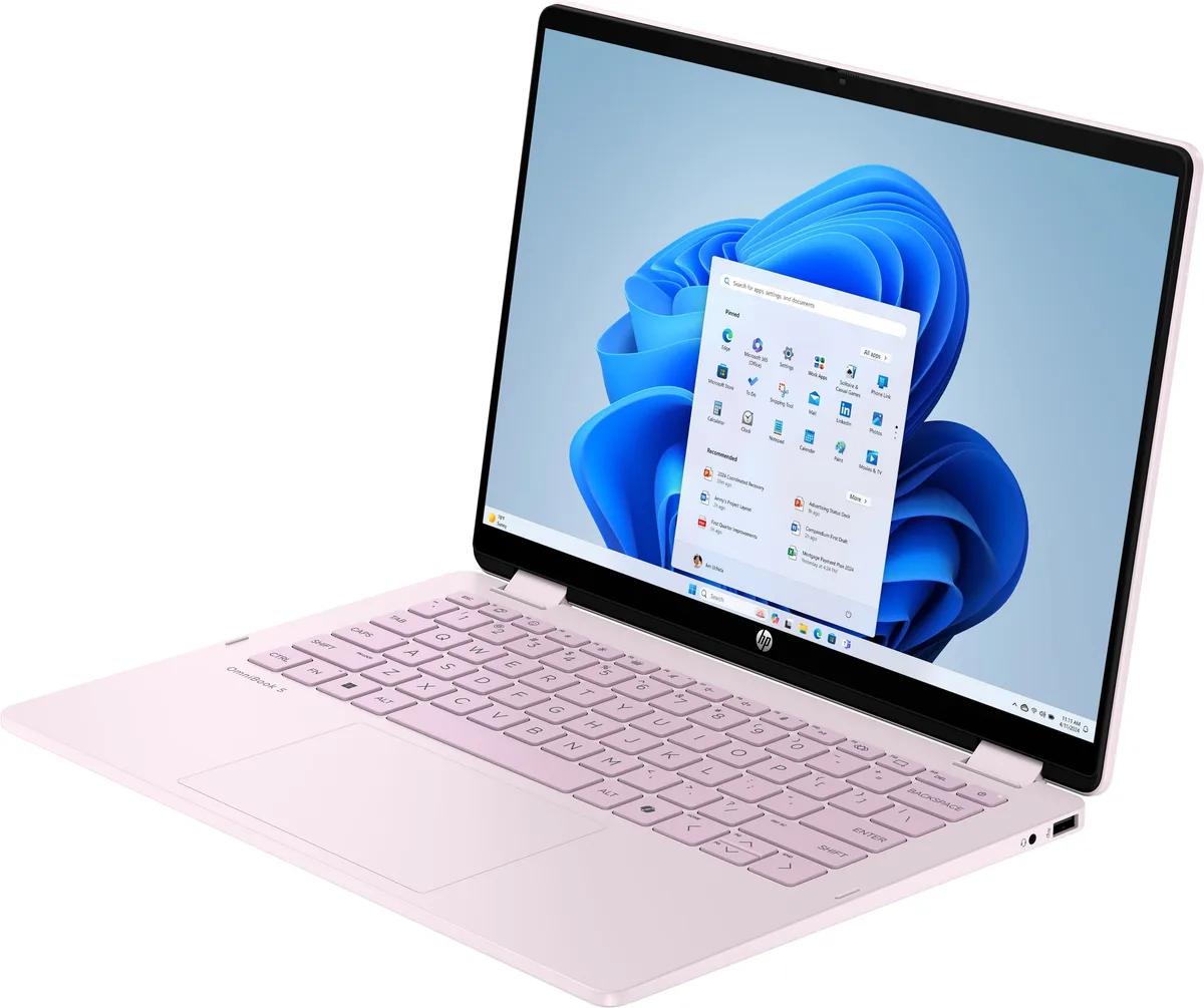 Ноутбук HP 14" IPS Touch 16GB SSD 1TB рожевий