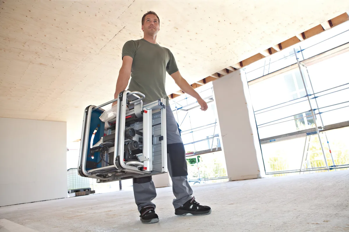 Стіл для розпилювання Bosch Professional GTS 10 J, 1800 Вт, диск 254 мм, 3650 об/хв, вага 26 кг.