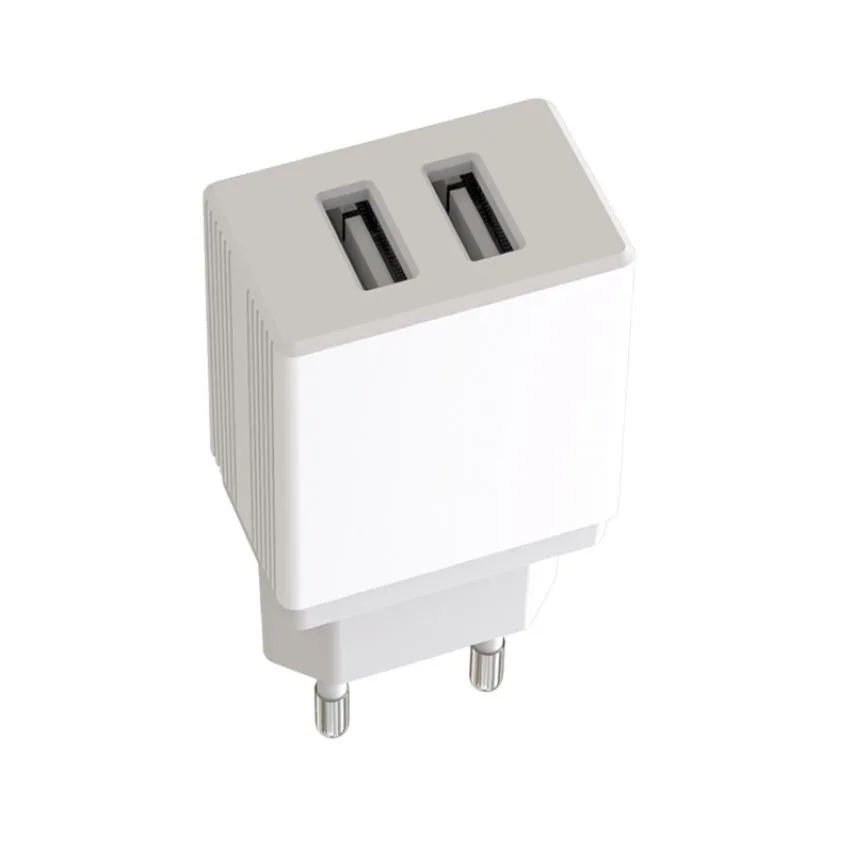 Мережевий зарядний пристрій XO 2USB 2,4А білий