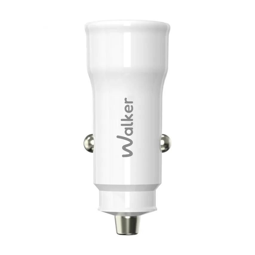 Автомобільний зарядний пристрій WALKER 30W Type-C 1м білий
