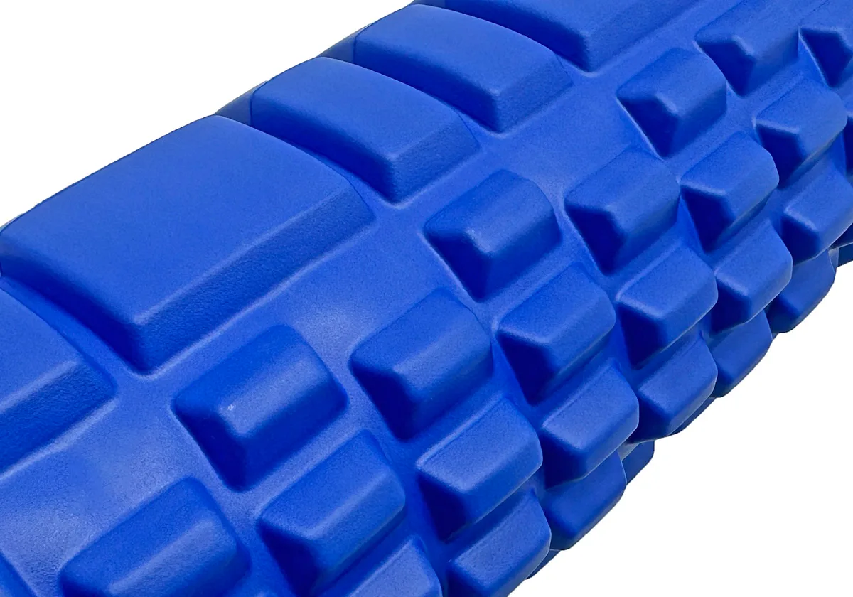 Масажний ролик EasyFit EVA-піна 45 см Синій