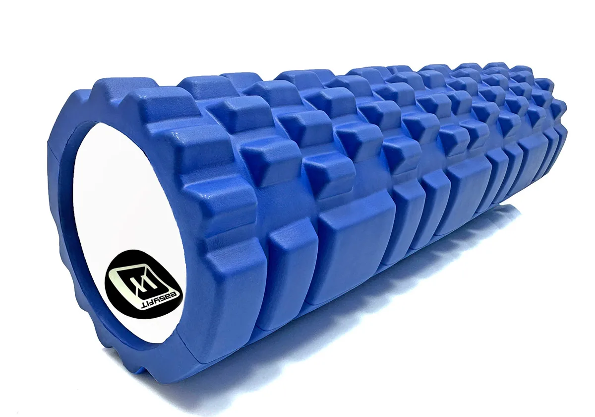 Масажний ролик EasyFit EVA-піна 45 см Синій