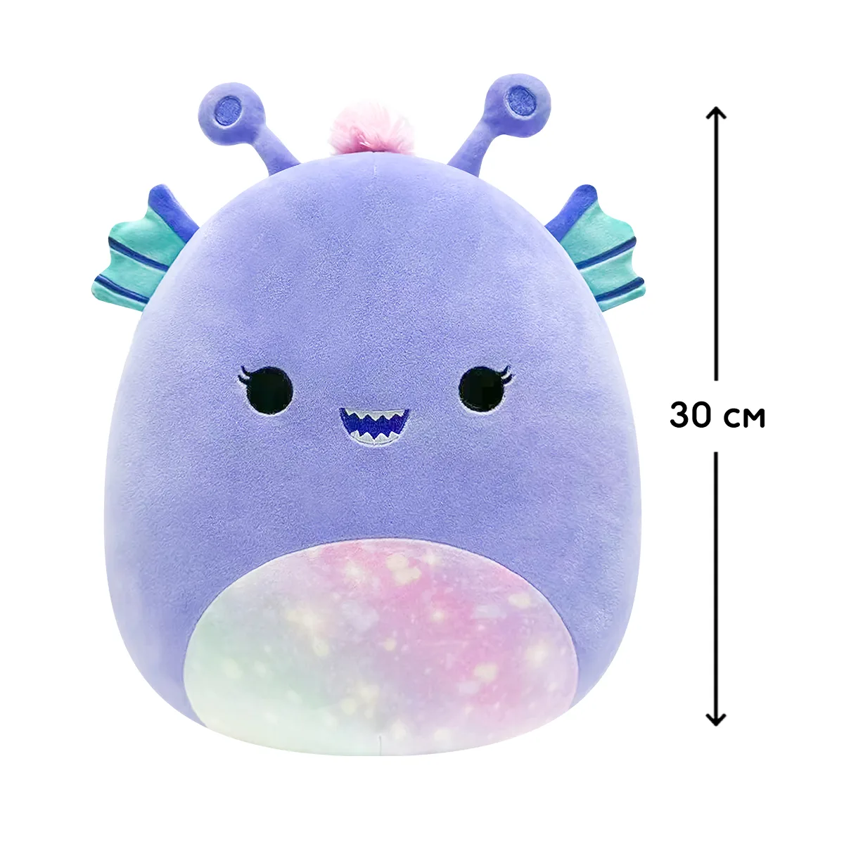 М'яка іграшка Squishmallows поліестер 30 см Прибулець Робойо