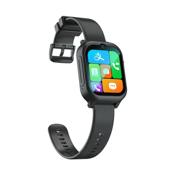 Розумні дитячі годинники Modfit силіконові 48х40 мм Чорні