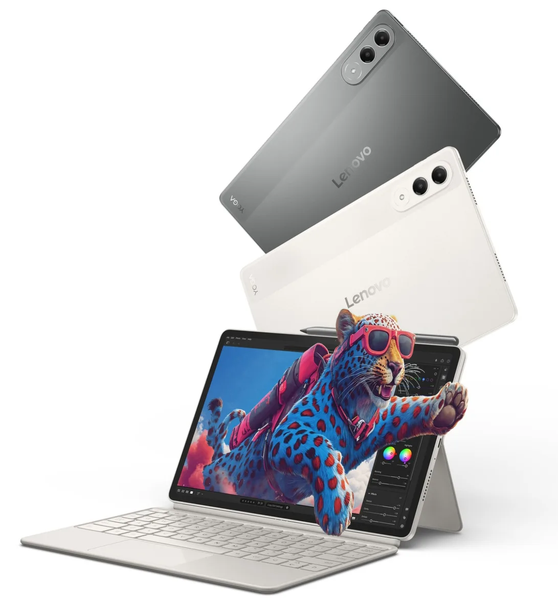 Планшет Lenovo Yoga Tab LTPS 11,1" 256 ГБ WiFi Seashell з клавіатурою та стилусом