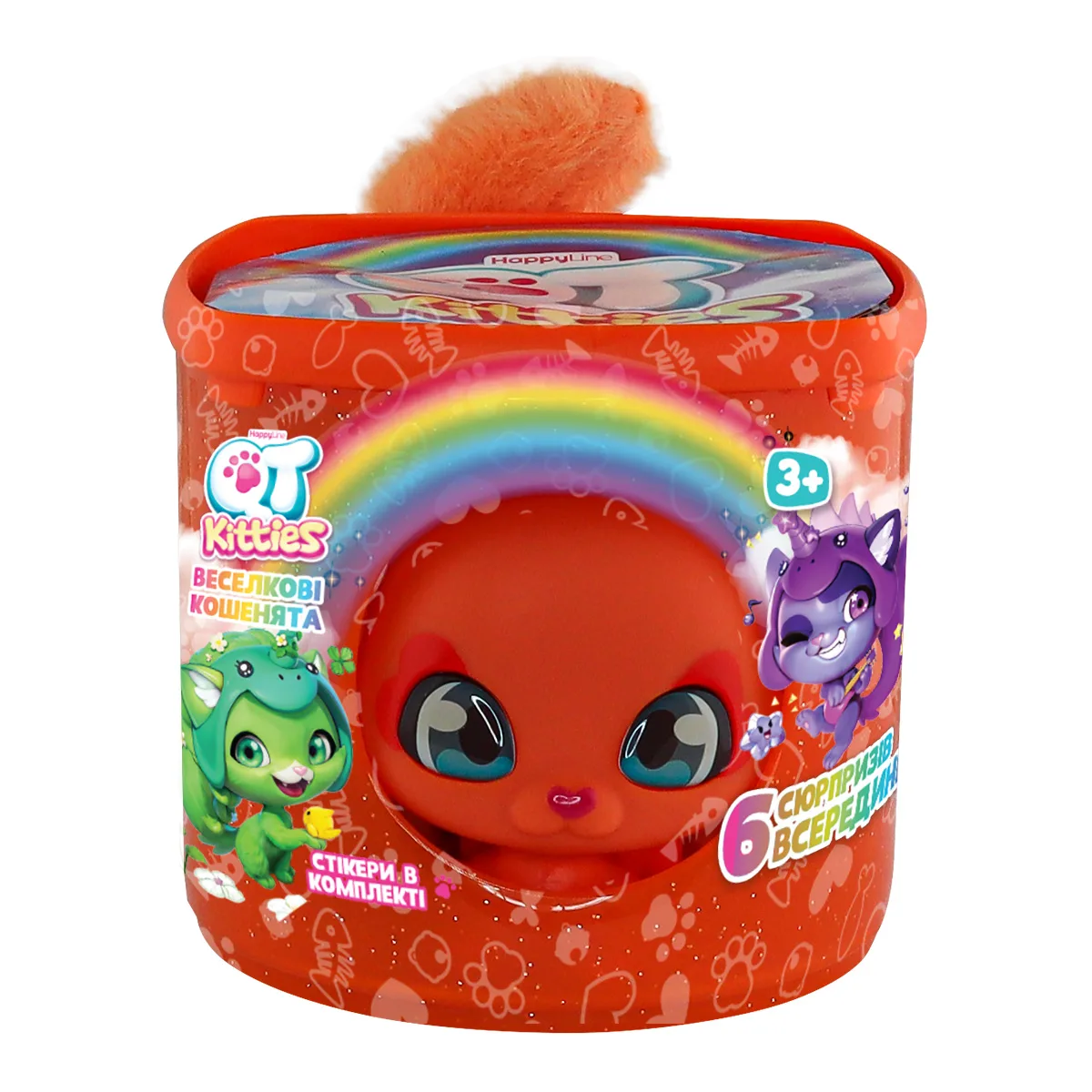 Игровой набор QT Kitties пластик 34х26х23 см Котенок Расти