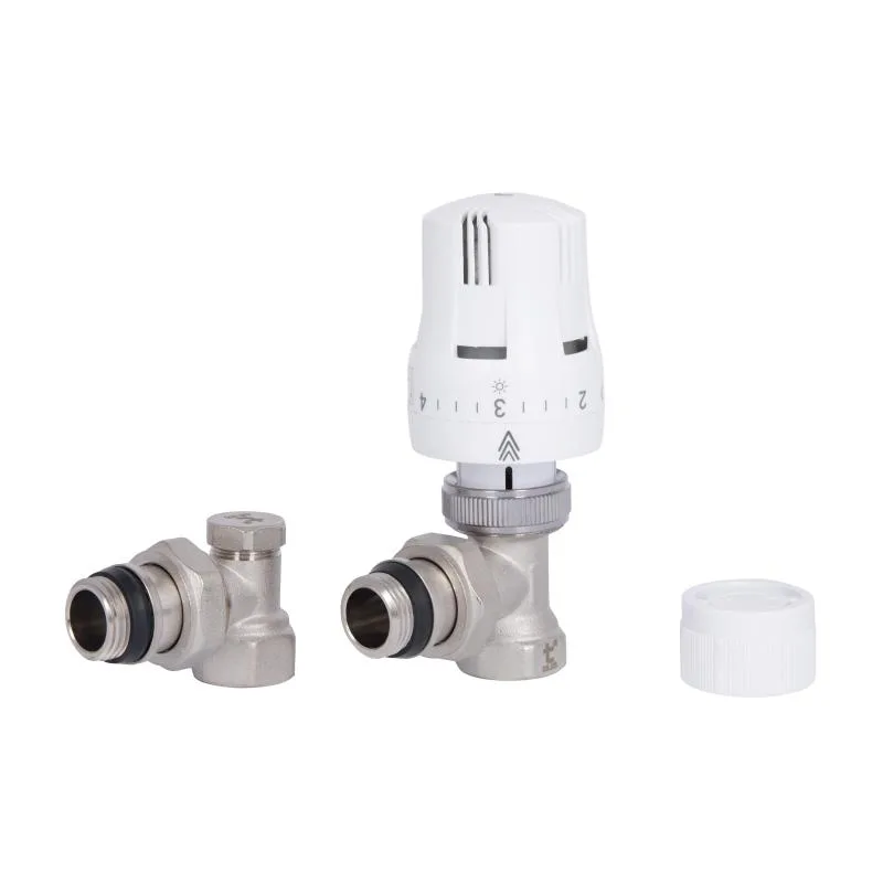Термостатичний набір Thermo Alliance TAS352W15 кутовий 1/2" латунь 185х125х85 мм