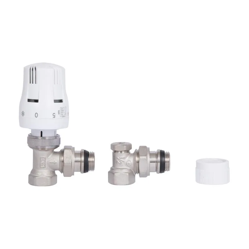 Термостатичний набір Thermo Alliance TAS352W15 кутовий 1/2" латунь 185х125х85 мм