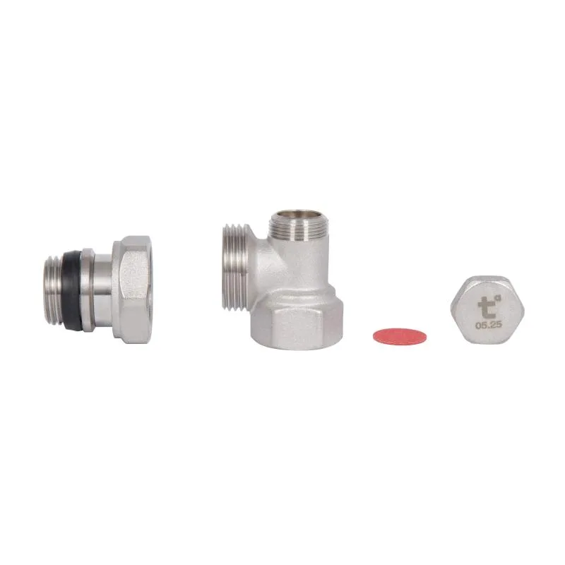 Термостатичний набір Thermo Alliance TAS352W15 кутовий 1/2" латунь 185х125х85 мм